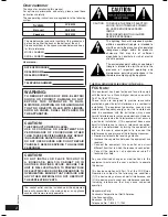 Preview for 2 page of Panasonic RQTV0080-1P Operating Instructions Manual