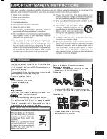 Preview for 3 page of Panasonic RQTV0097-2P Operating Instructions Manual