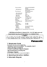 Preview for 2 page of Panasonic RR-DR60 Service Manual