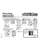 Предварительный просмотр 12 страницы Panasonic RR-QR230 - Digital Voice Recorder Operating Instructions Manual