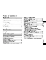 Preview for 3 page of Panasonic RR-US310 Operating Instructions Manual