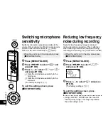 Preview for 16 page of Panasonic RR-US310 Operating Instructions Manual