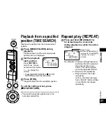 Preview for 21 page of Panasonic RR-US310 Operating Instructions Manual