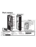 Preview for 8 page of Panasonic RR-US430 Operating Instructions Manual