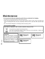 Preview for 34 page of Panasonic RR-US430 Operating Instructions Manual