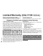 Preview for 40 page of Panasonic RR-US430 Operating Instructions Manual