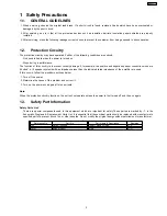 Preview for 3 page of Panasonic RR-US475E Service Manual