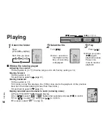 Preview for 16 page of Panasonic RR-US490 Operating Instructions Manual