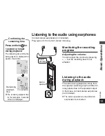 Предварительный просмотр 11 страницы Panasonic RR US570 - 1 GB Digital Voice Recorder Operating Instructions Manual