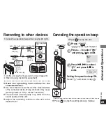 Предварительный просмотр 23 страницы Panasonic RR US570 - 1 GB Digital Voice Recorder Operating Instructions Manual