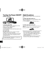 Preview for 8 page of Panasonic RR-XS350 Operating Instructions Manual