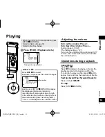 Preview for 13 page of Panasonic RR-XS350 Operating Instructions Manual