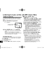 Preview for 26 page of Panasonic RR-XS350 Operating Instructions Manual