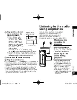 Preview for 31 page of Panasonic RR-XS350 Operating Instructions Manual