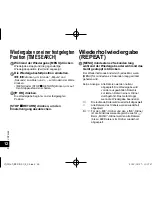 Preview for 68 page of Panasonic RR-XS350 Operating Instructions Manual