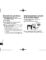 Preview for 144 page of Panasonic RR-XS350 Operating Instructions Manual