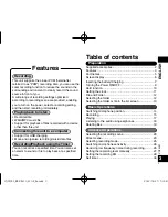 Preview for 3 page of Panasonic RR-XS420 Operating Instructions Manual