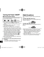 Preview for 10 page of Panasonic RR-XS420 Operating Instructions Manual