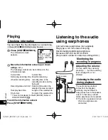 Preview for 18 page of Panasonic RR-XS420 Operating Instructions Manual