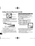 Preview for 28 page of Panasonic RR-XS420 Operating Instructions Manual