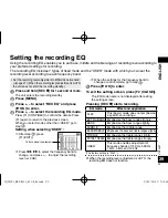 Preview for 29 page of Panasonic RR-XS420 Operating Instructions Manual