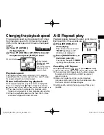 Preview for 39 page of Panasonic RR-XS420 Operating Instructions Manual