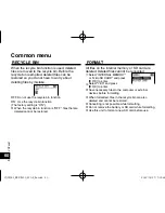 Preview for 60 page of Panasonic RR-XS420 Operating Instructions Manual