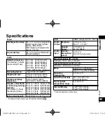 Preview for 85 page of Panasonic RR-XS420 Operating Instructions Manual