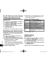 Preview for 102 page of Panasonic RR-XS420 Operating Instructions Manual