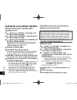 Preview for 104 page of Panasonic RR-XS420 Operating Instructions Manual