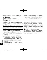 Preview for 174 page of Panasonic RR-XS420 Operating Instructions Manual