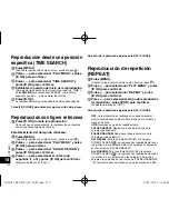 Preview for 190 page of Panasonic RR-XS420 Operating Instructions Manual