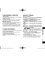 Preview for 207 page of Panasonic RR-XS420 Operating Instructions Manual