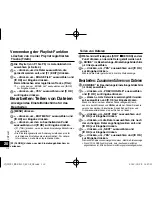 Preview for 112 page of Panasonic RR-XS450 Operating Instructions Manual