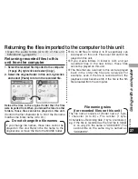 Предварительный просмотр 27 страницы Panasonic RR-XS600 Operating Instructions Manual