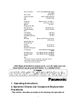 Preview for 2 page of Panasonic RRQR100 - IC RECORDER Service Manual