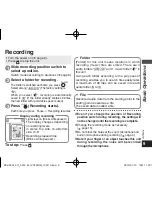 Preview for 9 page of Panasonic RRUS591 - IC RECORDER Operating Instructions Manual