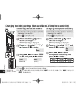 Preview for 14 page of Panasonic RRUS591 - IC RECORDER Operating Instructions Manual