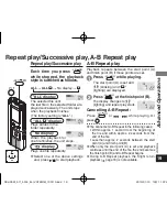 Preview for 19 page of Panasonic RRUS591 - IC RECORDER Operating Instructions Manual