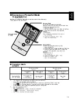 Preview for 19 page of Panasonic RS-C125K Operating Instructions Manual