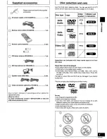 Предварительный просмотр 5 страницы Panasonic RS-HDA710 Operating Instructions Manual