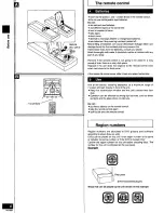 Предварительный просмотр 6 страницы Panasonic RS-HDA710 Operating Instructions Manual