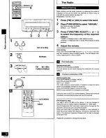 Предварительный просмотр 14 страницы Panasonic RS-HDA710 Operating Instructions Manual