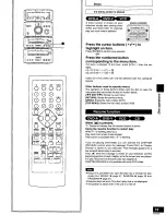 Предварительный просмотр 19 страницы Panasonic RS-HDA710 Operating Instructions Manual