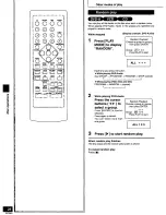 Предварительный просмотр 26 страницы Panasonic RS-HDA710 Operating Instructions Manual