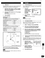 Предварительный просмотр 43 страницы Panasonic RS-HDA710 Operating Instructions Manual