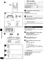 Предварительный просмотр 18 страницы Panasonic RSHD505 - MINI CASSETTE-T Operating Manual