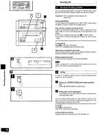 Предварительный просмотр 20 страницы Panasonic RSHD505 - MINI CASSETTE-T Operating Manual