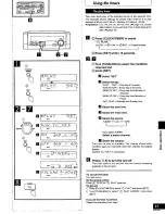 Предварительный просмотр 21 страницы Panasonic RSHD505 - MINI CASSETTE-T Operating Manual