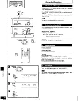 Предварительный просмотр 24 страницы Panasonic RSHD505 - MINI CASSETTE-T Operating Manual